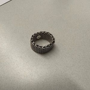 Tiffany Sterling Silver Somerset Weave Ring
